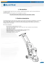 Preview for 3 page of Blastrac BGS-250-115V-V2 Operating Manual