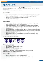 Preview for 4 page of Blastrac BGS-250-115V-V2 Operating Manual