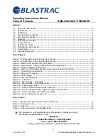 Preview for 2 page of Blastrac BMG-2500 Operation And Maintenance Manual