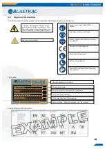 Предварительный просмотр 10 страницы Blastrac BMG-435WD Operating Instructions Manual