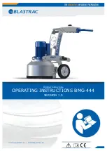 Blastrac BMG-444 Operating Instructions Manual preview