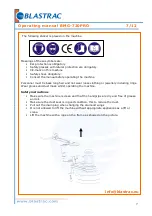 Предварительный просмотр 7 страницы Blastrac BMG-720PRO Operating Manual