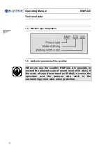 Предварительный просмотр 6 страницы Blastrac BMP-320 Operating Manual