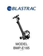 Blastrac BMP-E165 Operating Instructions Manual предпросмотр