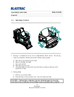 Preview for 21 page of Blastrac BMS-270LPII Operating Instructions Manual