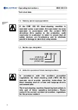 Preview for 6 page of Blastrac EBE 350 VH Operating Instructions Manual