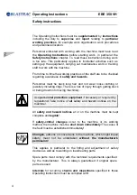 Preview for 10 page of Blastrac EBE 350 VH Operating Instructions Manual