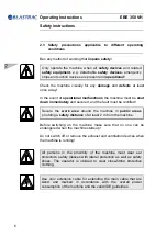 Preview for 12 page of Blastrac EBE 350 VH Operating Instructions Manual