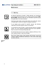 Preview for 55 page of Blastrac EBE 350 VH Operating Instructions Manual