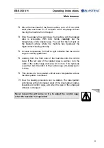 Preview for 60 page of Blastrac EBE 350 VH Operating Instructions Manual