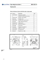 Preview for 99 page of Blastrac EBE 350 VH Operating Instructions Manual