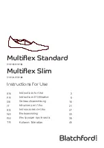 Preview for 1 page of Blatchford Multiflex Slim Instructions For Use Manual