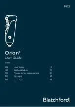 Blatchford Orion3 User Manual preview