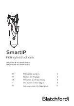 Blatchford SmartIP Fitting Instructions Manual preview