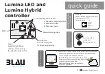 BLAU aquaristic Lumina LED Quick Manual preview