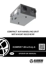 Preview for 1 page of BLAUBERG Ventilatoren KOMFORT Ultra D 105-A Operation Manual