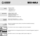 Preview for 4 page of BLAUBERG Ventilatoren MCD 60/0.3 User Manual