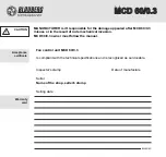 Preview for 12 page of BLAUBERG Ventilatoren MCD 60/0.3 User Manual