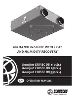 BLAUBERG Komfort ERV EC DB 150 S14 Operation Manual preview