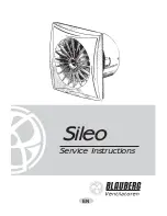 Preview for 1 page of BLAUBERG Sileo Service Instructions Manual