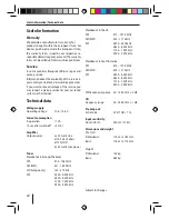 Предварительный просмотр 22 страницы Blaupunkt 1 011 200 344 Operating And Installation Instructions