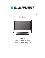 Blaupunkt 32/123J-GB-3B2-HCDU-UK User Manual preview