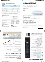 Preview for 1 page of Blaupunkt 32/148M-GB-11B-EGPX Quick Start Setup Manual