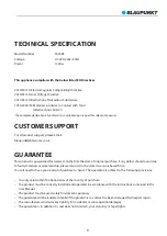 Preview for 9 page of Blaupunkt 352585 Owner'S Manual