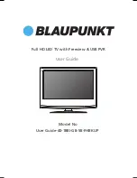 Предварительный просмотр 1 страницы Blaupunkt 40-188I-GB-5B-FHBKUP User Manual