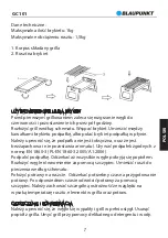 Предварительный просмотр 9 страницы Blaupunkt 5901750505423 Instruction Manual