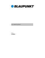 Blaupunkt 5B46M10 Series Instruction Manual preview