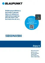 Preview for 1 page of Blaupunkt 5B50N8590 Instruction Manual