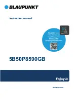 Blaupunkt 5B50P8590GB Instruction Manual preview