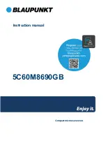 Preview for 1 page of Blaupunkt 5B60M8690GB Instruction Manual