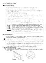 Preview for 15 page of Blaupunkt 5BC93190AU Instructions For Installation And Use Manual