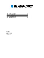 Blaupunkt 5CD331.0 Instruction Manual preview