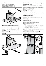 Preview for 21 page of Blaupunkt 5DB66250 Instructions For Installation And Use Manual