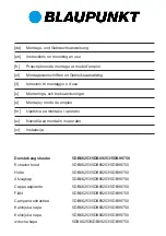 Preview for 1 page of Blaupunkt 5DB66253 Instructions On Mounting An Use