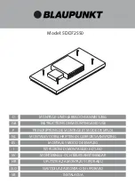 Preview for 1 page of Blaupunkt 5DD72550 Instruction On Mounting And Use Manual