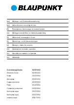 Preview for 1 page of Blaupunkt 5DD72552 Instructions On Mounting An Use