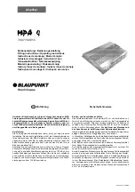 Blaupunkt 7 607 792 015 Fitting Instructions / Operating Instructions preview