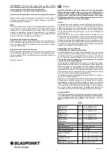 Preview for 7 page of Blaupunkt 7 607 792 015 Fitting Instructions / Operating Instructions