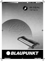 Blaupunkt 7 607 792 212 Manual preview