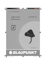 Предварительный просмотр 1 страницы Blaupunkt 7 617 495 113 Manual