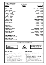 Blaupunkt 7 640 105 510 Service Manual предпросмотр