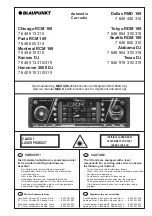 Предварительный просмотр 1 страницы Blaupunkt 7 640 915 310 Service Manual