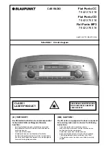 Предварительный просмотр 14 страницы Blaupunkt 7 642 374 316 Service Manual