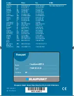 Preview for 12 page of Blaupunkt 7 646 581 310 Installation Instructions Manual