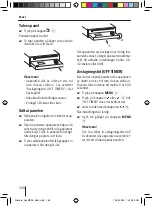 Preview for 166 page of Blaupunkt 7 646 775 310 Operating And Installation Instructions