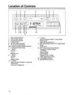 Предварительный просмотр 12 страницы Blaupunkt Acapulco CR35 User Manual